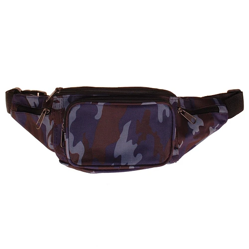 Heuptas Camouflage Blauw/Bruin - Nightcamo - Verstelbare Band - 35x8cm