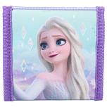Portemonnee - Disney Frozen - Elsa - Lila/IJsblauw - 10.5x10.5cm