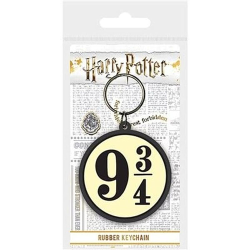 Sleutelhanger / Tashanger - Harry Potter Platform 9 3/4 - PVC Rond - 5cm