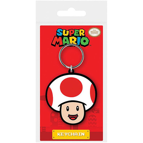 Sleutelhanger / Tashanger - Toad Super Mario - PVC - 5x5cm