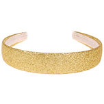 Diadeem Haarband - Goudkleurige glitters - Kindermaat - Breedte 2,5cm