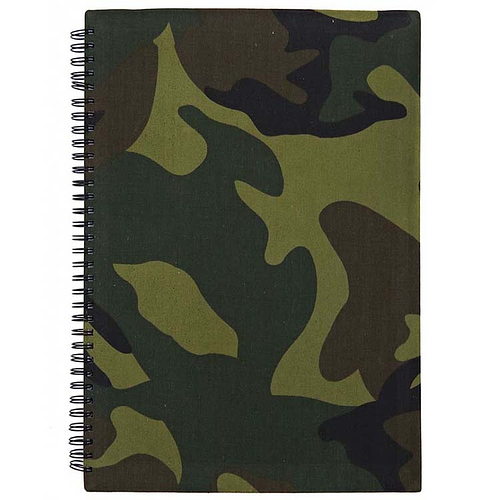 Notitieboek A4 Camouflage Groen