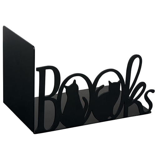 Boekensteun Katten Books - Metaal - 14,2x9cm