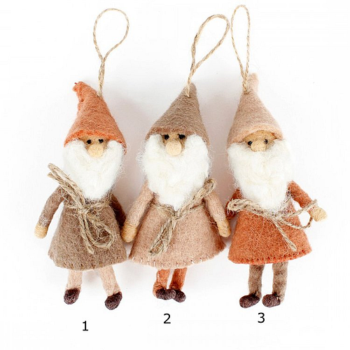 Vilten Hanger kabouter - 12cm