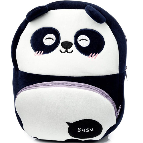 Rugzak Kindermaat - Panda Susu - Adoramals - Pluche - 30x24x14cm