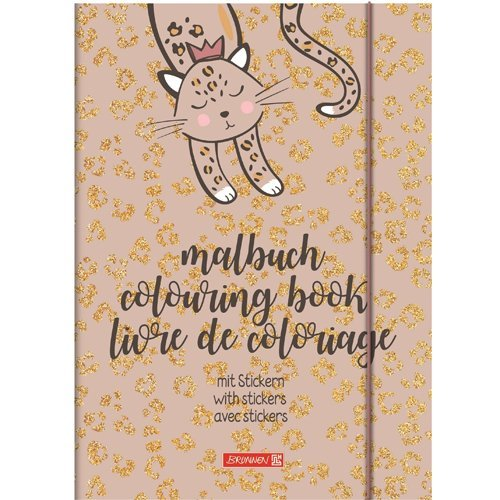 Kleurboek met stickers - Sweet Wild Cat