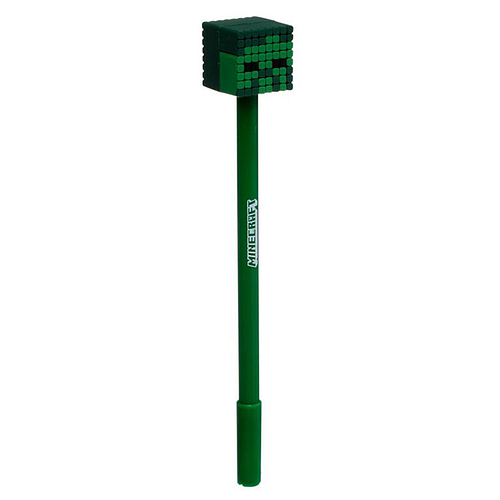Pen/Fijnschrijver Zwart- Minecraft - Zombie - Groen&Zwart - 18x2x2cm