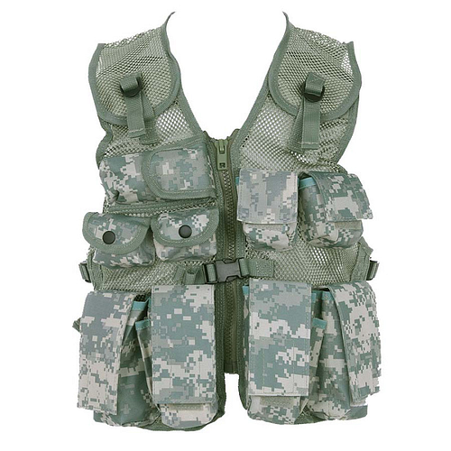 Kinder tactical vest camouflage