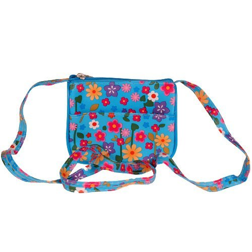 menigte Groen Ass Mini schoudertasje blauw met gekleurde bloemen - 11x9 cm kopen? Bestel Mini  schoudertasje blauw met gekleurde bloemen - 11x9 cm ZTAY0018 online.