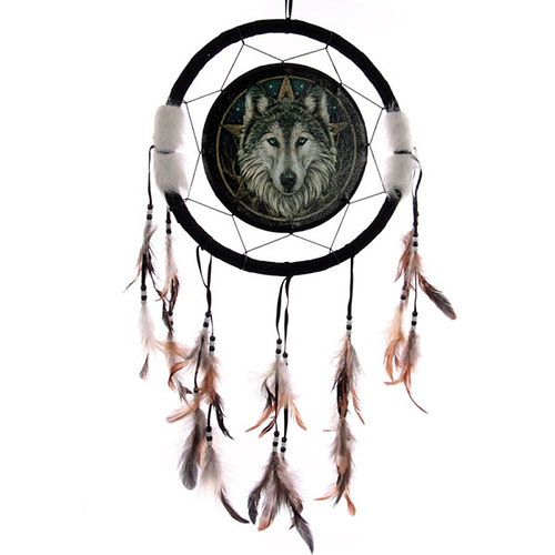 Dromenvanger wolf 33cm Lisa Parker - Wolf head