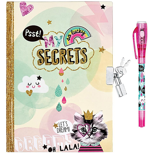 Dagboek met slot en magische pen - My secrets