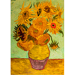 Diamond Painting Set - Zonnebloemen Vincent van Gogh - incl. Pen & Wax - 30 x 40 cm