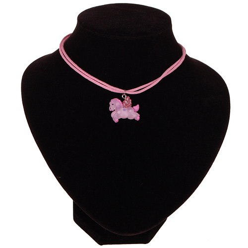 Ketting paardje roze