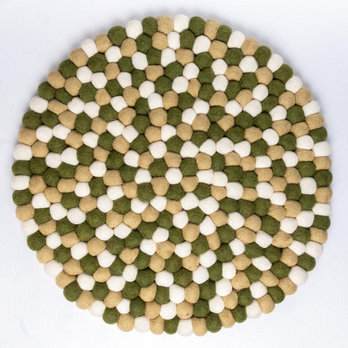 Leonardo 058291 Set Van 6 Ronde Onderzetters - Spirit Design Met Houder