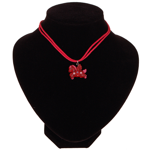 Ketting paardje rood