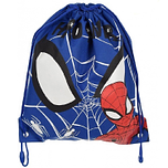 Gymtas/Trekkoordtas - Spiderman - Blauw - Glow in the dark - Spinnenweb & Masker 