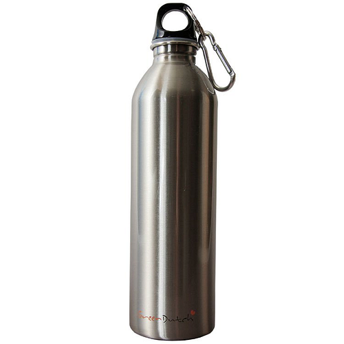 RVS waterfles 600ml - Zilverkleurig/RVS