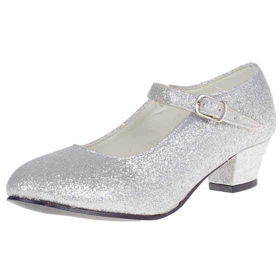 Spaanse zilver glitters kopen? Bestel Spaanse schoentjes zilver glitters online.