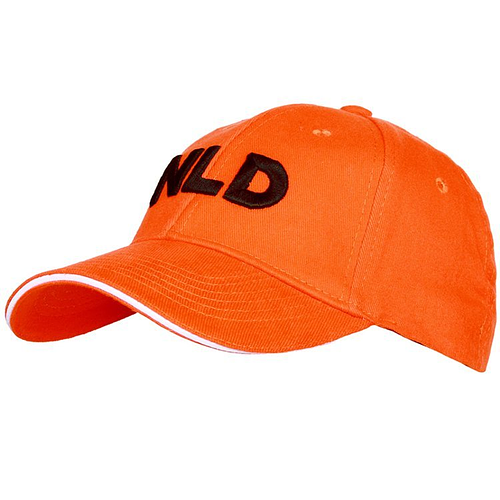 Baseballcap - Oranje NLD - stretch 57cm-61cm