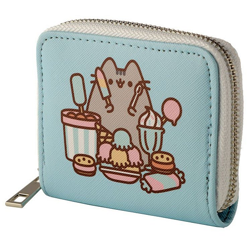 Portemonnee Pusheen the Cat - ijsjes - 11x8,5cm