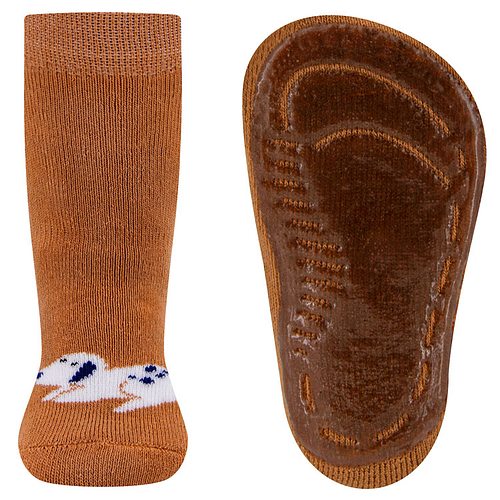 Antislipsokken Ewers Kindermaat - Toffee met Hondje - Siliconenzool