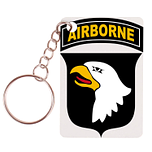 Sleutelhanger 6x4cm - Logo US Army 101st Airborne Division
