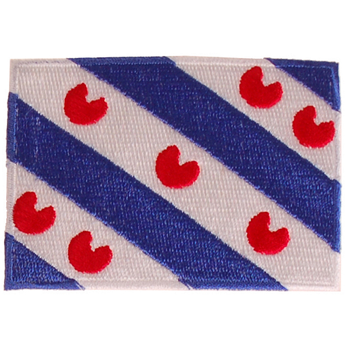 Strijkapplicatie 8x6cm vlag Fries