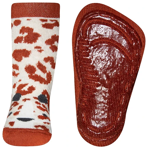  Antislipsok met wildlifeprint en tijgerkop koper