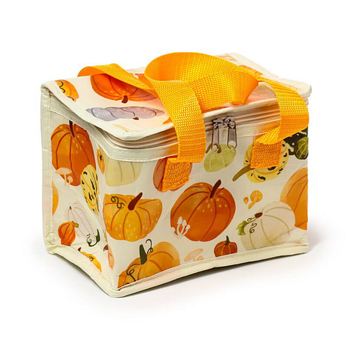 Lunchtas/Koeltasje - Autumn Harvest Pompoenen - RPET - Duurzaam - 17x20x13cm