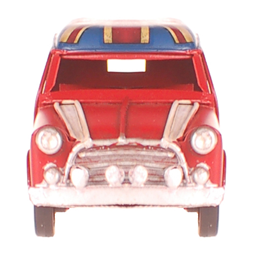 Metalen kleine auto Mini rood engelse vlag