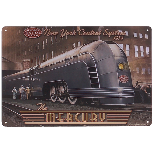 Metalen plaatje - The Mercury - Train