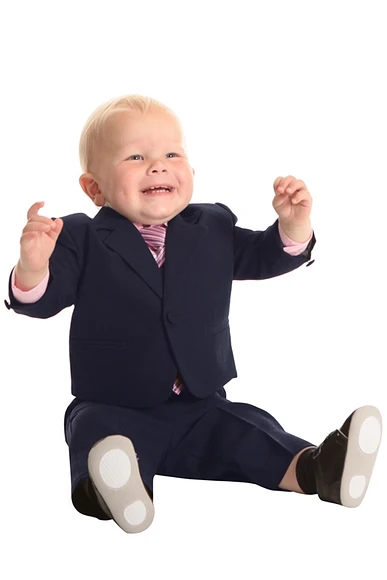 Babykostuum donkerblauw