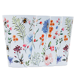 Set Picknick/Camping Bekers RPET - Nectar Meadows Wilde Bloemen - 4 stuks - 450ml - 13x9cm