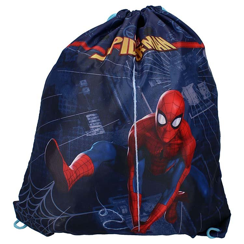 Trekkoordtas Spiderman Swing - Marvel - BLauw/Rood - 42x35cm