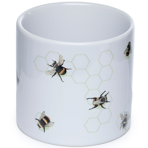 Bloempot Bijen met Raat - Nectar Meadows - Keramiek voor Binnen - Small - 7,5x8cm