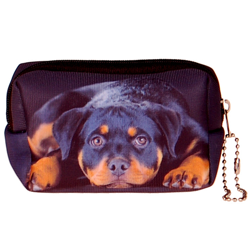 Kleine etui/klein toilettasje Rottweiler