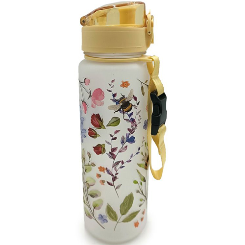 Drinkfles Bloemen Nectar Meadows - Pop Top - Ecozen Breukbestendig - 600ml