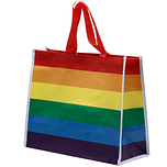 Shopper Boodschappentas Regenboog Vlag - Duurzaam Herbruikbaar RPET - 33x40x17cm
