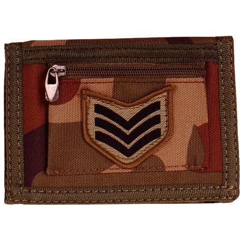 Portemonnee leger camouflage met embleem - 13x9,5cm