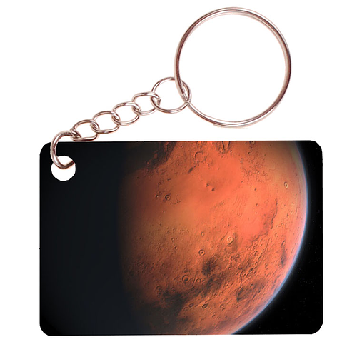 Sleutelhanger 6x4cm - Take me to Mars
