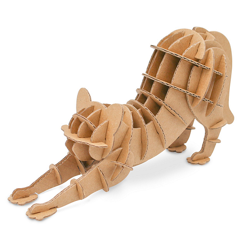 3D Model Karton Puzzel - Kat Small - DIY Hobby Knutselen - 17.5x9x5cm