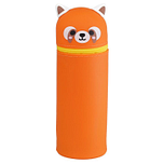 Etui Adoramals Rode Panda Staand Siliconen - 18x6x6cm (HxBxD)