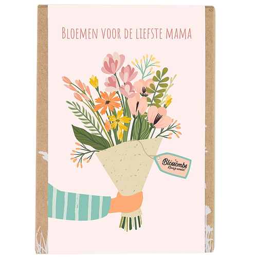 Blossombs Bloem Bommetjes Mini Giftbox - Bloemen Liefste Mama - 4 stuks