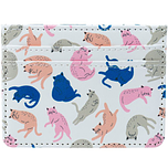 Kaarthouder Cats Life - Stoffen RFID-Bescherming - Originele Licentie - 7,5x10x0,2cm