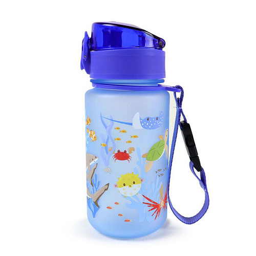 Drinkfles Kind - Mariniverse Zeeleven - Pop-Top - Ecozen - 18x6.5cm