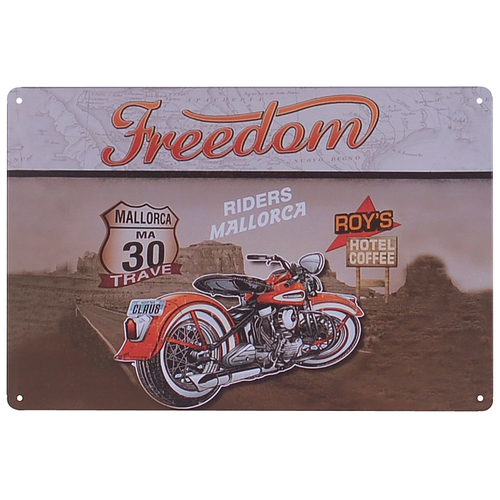 Metalen plaatje - Freedom Riders