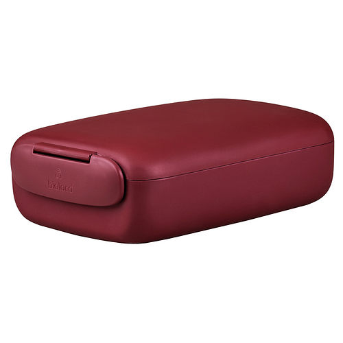 BioLoco Urban Lunchbox Rechthoekig PLA - Brooklyn Brick Roodbruin - Vaatwasser bestendig - 13x19,5x6cm 