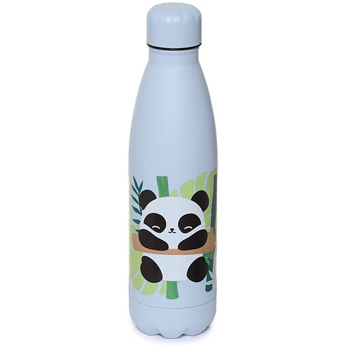RVS Thermosfles warm en koud Pandarama - Panda en Bamboe - 500ml