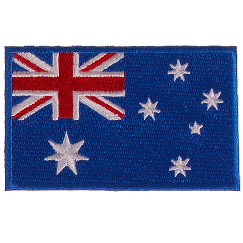Strijkapplicatie 8x6cm vlag Australië