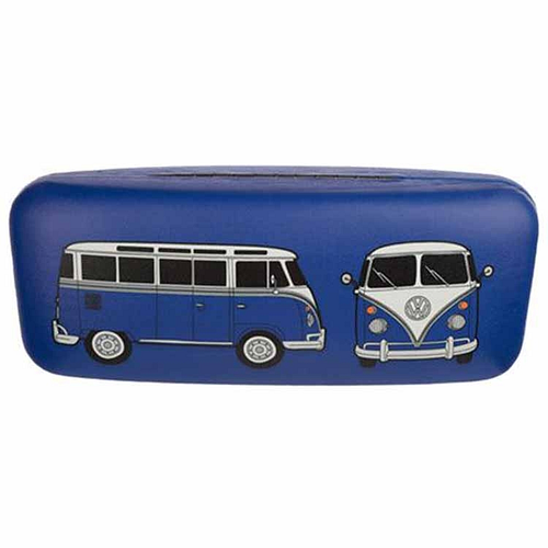 Brillenkoker Volkswagen T1 Kampeerbus blauw